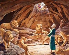 Free Daniel in the Lion's Den Clipart