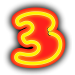 Neon Numerals-3