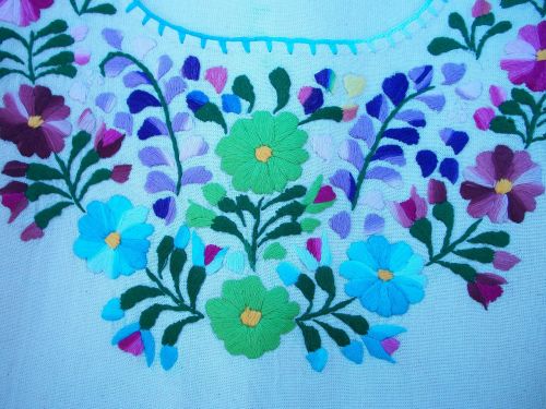 embroidery flowers